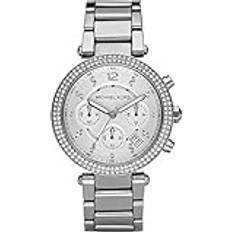 Michael Kors bracelet PARKER MK5353 Pour femme Chronographe Analogique Coloris argent