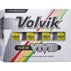 Balles de golf Volvik Vivid 2020 Yellow Balles de Golf