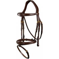 D Collection Anatomical Bridle With Flash Noseband