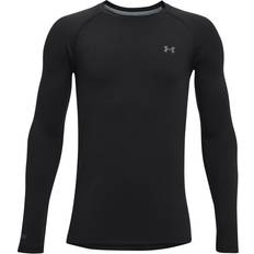 Long Sleeves Base Layer Children's Clothing Under Armour Base 4.0 Long-Sleeve Crew Shirt for Kids Black/Pitch Gray