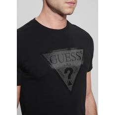 Guess T-shirts Guess Eco Triangle Crewneck Tee Black