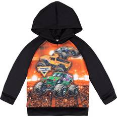 Children's Clothing Monster Jam Monster Jam Trucks Little Boys Fleece Raglan Hoodie Black/Orange