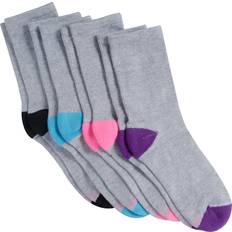 Steps Socks Hanes Comfort Fit Women's Crew Socks, 4-Pairs Assortment 5-9