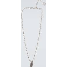Dolce & Gabbana Halsband Dolce & Gabbana Dolce&Gabbana Logo pendant necklace silver One fits all