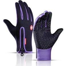 Purple Gloves & Mittens Braveman Unisex Wind- & Water-Resistant Warm-Touch Screen Tech Winter Gloves Purple