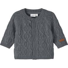 1-3M Cardigans Name It Merinowoll Strickjacke Grau 68