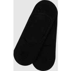 Esprit Kläder Esprit Bomull Invisible 2-Pack Spöksockor Kvinnor Halkfria Andningsbara Svarta Vit Kött Par, Svart Black 3000 39-42