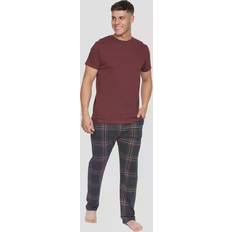 Men - Red Sleepwear Duck and Cover Callister Pyjama Set Burgundy
