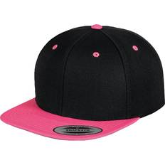 Acrylic Caps Yupoong Mens The Classic Premium Snapback 2-Tone Cap Black/Pink/Grey