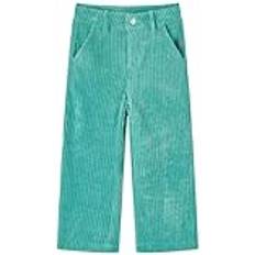 Verde Pantalones vidaXL Pantalón Para Niños Ropa Infantil con Perneras Anchas Bolsillos