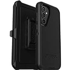 OtterBox Defender skal för Samsung Galaxy S23 FE, extra stöttåligt, fallsäkert, skyddande skal, testad till militärstandard x5, Svart