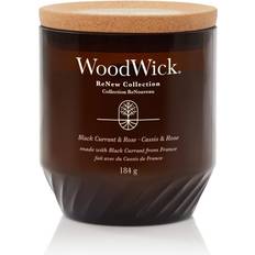 Keskikokoinen Tuoksukynttilät Woodwick ReNew Black Currant & Rose Renew 184 g