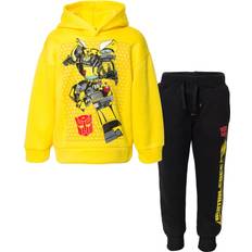 Children's Clothing Transformers Transformers Bumblebee Little Boys Fleece Pullover Hoodie & Pants Yellow Black