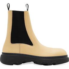 Burberry Chelsea Boots Burberry Leather Creeper Chelsea Boots