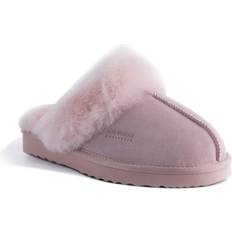 AUS WOOLI AUSTRALIA Sheepskin Sydney Slippers Pale Pink