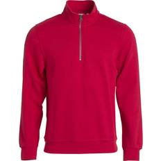 Basic half zip Clique Basic Half Zip Sweatshirt - Red