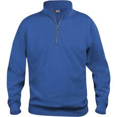 Basic half zip Clique Basic Half-Zip Sweatshirt - Royal Blue