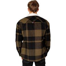 A quadri Giubbotti Tommy Hilfiger Check Sherpa Lined Overshi Mr1 Camisa - Multicolor