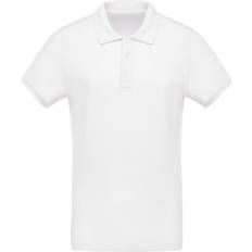 Organic Polo Shirts Kariban Organic Pique Polo Shirt White