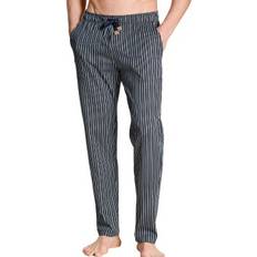 Calida Man Broeken & Shorts Calida Remix Sleep Enjoy Pants - Donkerblauw Katoen