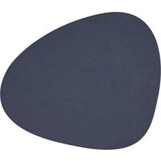 Lind DNA Boligtekstiler Lind DNA Hippo Platzdecke Curve M Navy Blue Platzdeckchen Blau