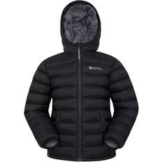 Down jackets - Polyamide Mountain warehouse Childrens/Kids Seasons II Padded Jacket Black years/12 years