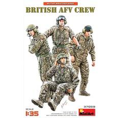 Scale Models & Model Kits Carson MIN37059 Miniart 1:35 British AFV Crew