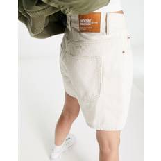 Dam - Jeansshorts - Vita Dr. Denim – Nora – Beige jeansshorts med raka ben-Naturlig