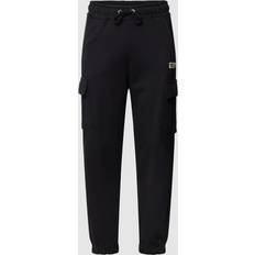 Alpha Industries Joggers Trousers Alpha Industries Sweatpants mit Label-Patch in Schwarz, Größe