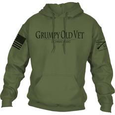 Clothing Grunt Style Old Vet Hoodie Military Green, XXXXLarge