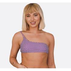 Nylon Bikini Tops Checkmate Cold Shoulder Bikini Top