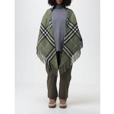 Burberry Check Wool Cape