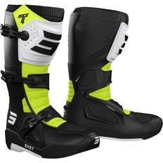 Shot Botas de Cross Race Negro-Blanco-Amarillo