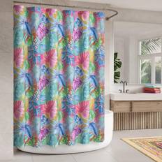 Turquoise Shower Curtains J. Queen New York Hanalei Shower