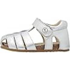 Natur Sandaler Barnskor Naturino flicka Falcotto Alby Sandal, Argento Argento 0q04-18