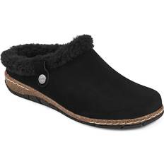 Fur Outdoor Slippers Earth Elena Clog Women's Black Clogs