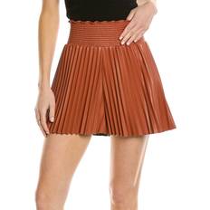 Leather Shorts A.L.C. Bondi Short Brown