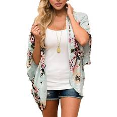 3XL - Women Cardigans Women's Lightweight Cover-up Kimono Cardigan MINT