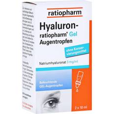 Augenreizung Rezeptfreie Arzneimittel Hyaluron-Ratiopharm 3mg/ml 10ml 2Stk. Gele