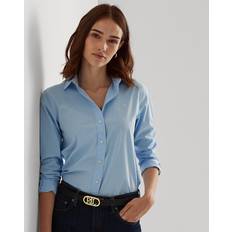 Women - XXS Shirts Ralph Lauren Easy Stretch Cotton Shirt in Blue