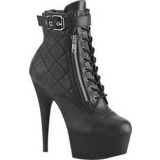 Pleaser Women Pleaser Delight 600-05 Quilted Ankle Bootie