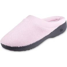 Isotoner Womens Slip-On Slippers, 6-7, Pink Pink