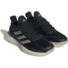 Adidas adizero Ubersonic 4.1 Women's Tennis Shoes Core Black/Silver/White