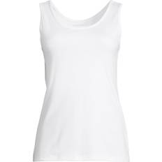 Lands' End Women Tank Tops Lands' End Women Plus Cotton Tank Top