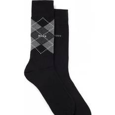 Boss Orange 2P RS Argyle CC Sock in Black