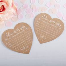 Kate Aspen Wedding Advice Card Set of 50