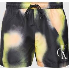 Calvin Klein Musta Uimahousut Calvin Klein Short Drawstring Print - Monivärinen