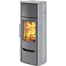 Kleberstein Ovner Wiking Miro 6 Gray with Soapstone Surround/Steel Door