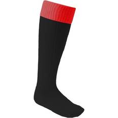 Black Socks Carta Sport Childrens/Kids Euro Socks 3 UK-6 UK Black/Red