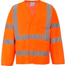 L Work Jackets Portwest Hi-Vis Two Band & Brace Jacket Orange 2XL-3XL